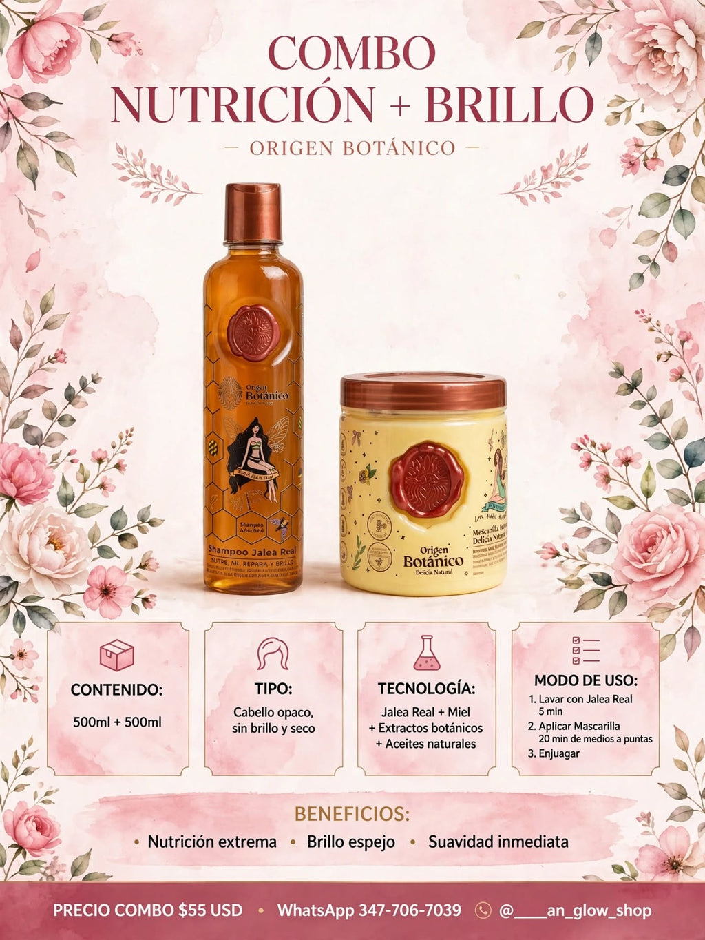 Combo Nutrición + Brillo – Origen Botánico